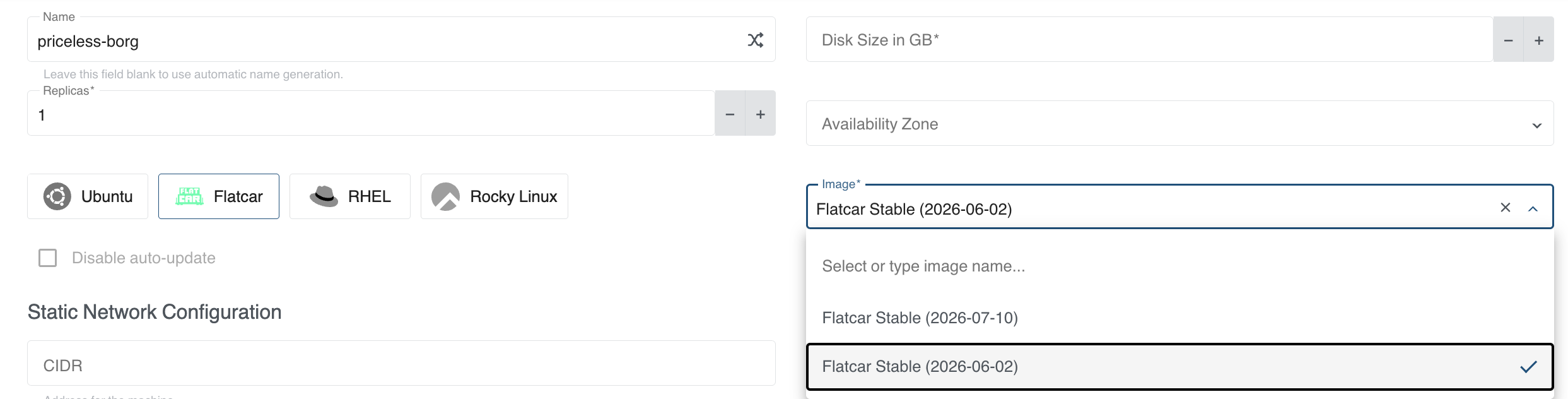 Image Discovery For Flatcar